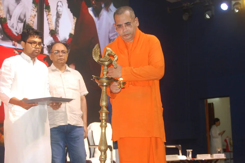 Lighting the inaugural lamp at PSPA’s Teacher Convention in Hyderabad
