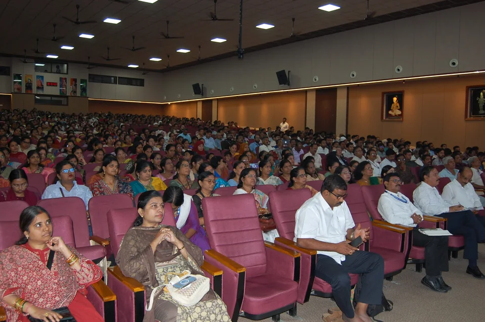 Educators listening to the professional conversation at PSPA’s Teacher Convention in Hyderabad
