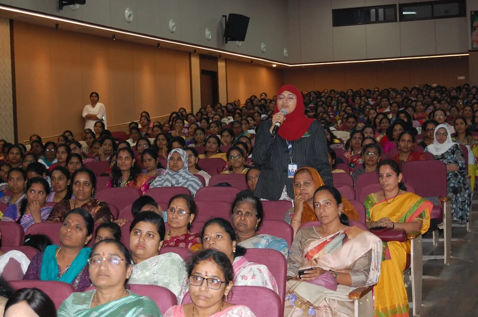 Audience dialogue during the convention at PSPA’s Teacher Convention in Hyderabad