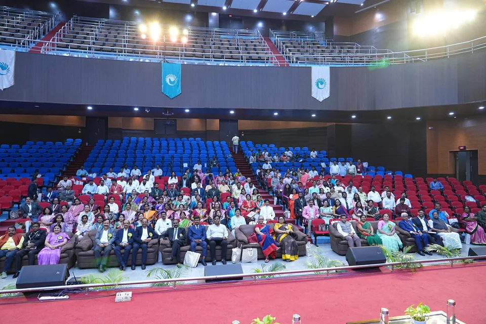 School leaders gathered for the GITAM Hyderabad Colloquium