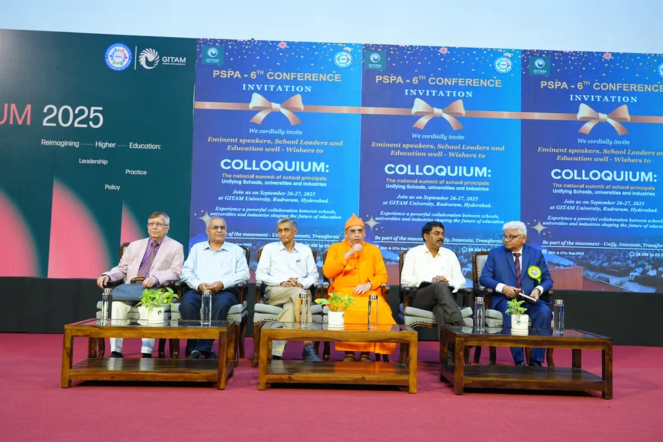 Professional learning and exchange at the GITAM Hyderabad Colloquium