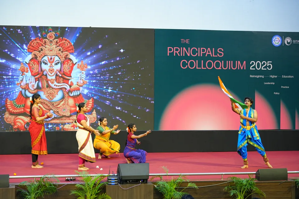 Cultural presentation at the GITAM Hyderabad Colloquium