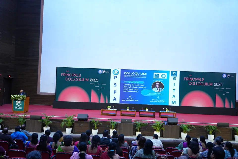 Professional learning and exchange at the GITAM Hyderabad Colloquium