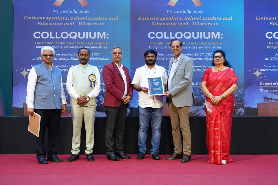 Professional learning and exchange at the GITAM Hyderabad Colloquium
