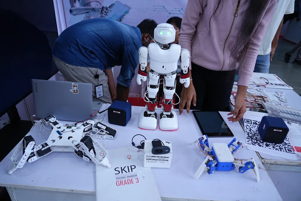 Technology exhibit at the GITAM Hyderabad Colloquium