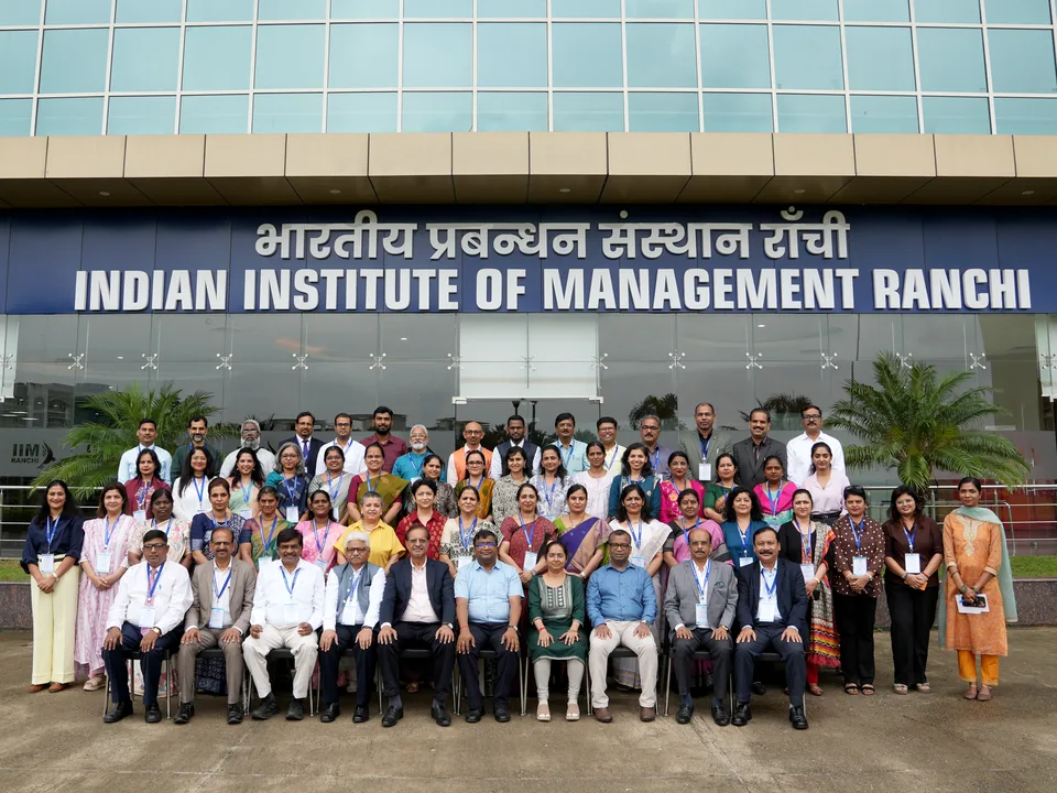 School leaders from SSLP Cohort 01 at IIM Ranchi