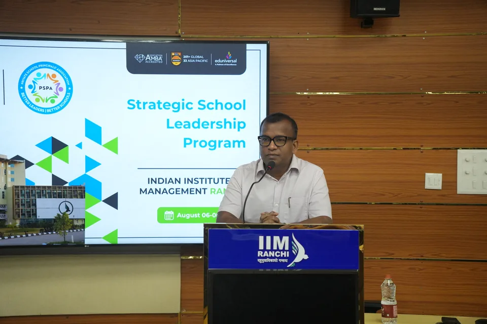 Faculty and school leaders during the inaugural session