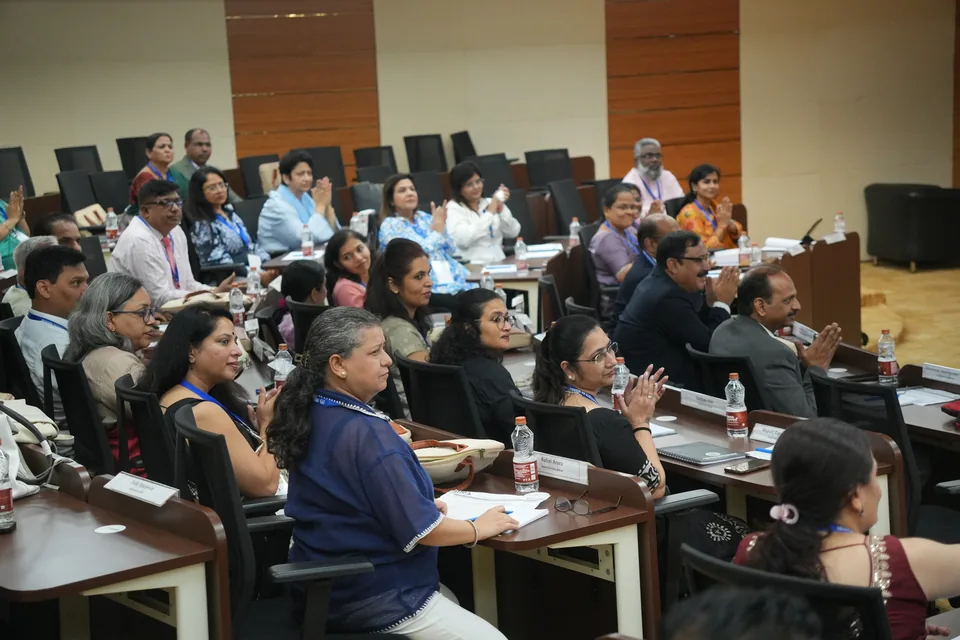 Faculty and school leaders during the inaugural session